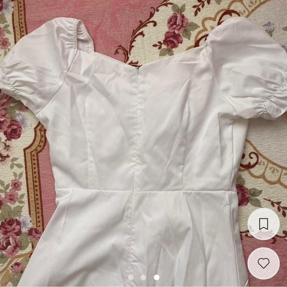 White cottagecore dress 💗💐🧺NWOT - Picture 3 of 3